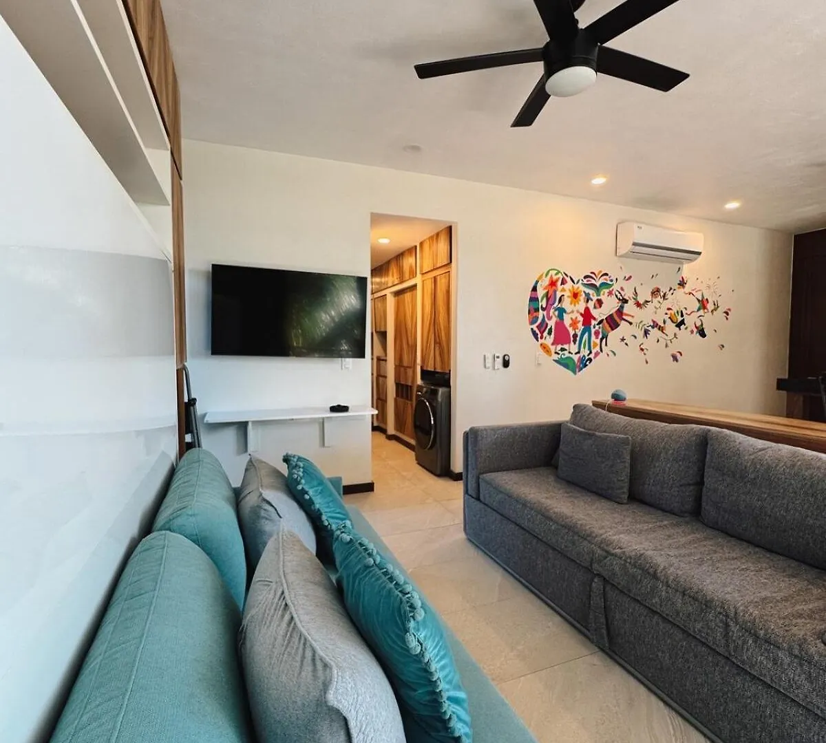 Apartment Artistic Loft Steps From The Beach With Pool View Isla Holbox Mexico