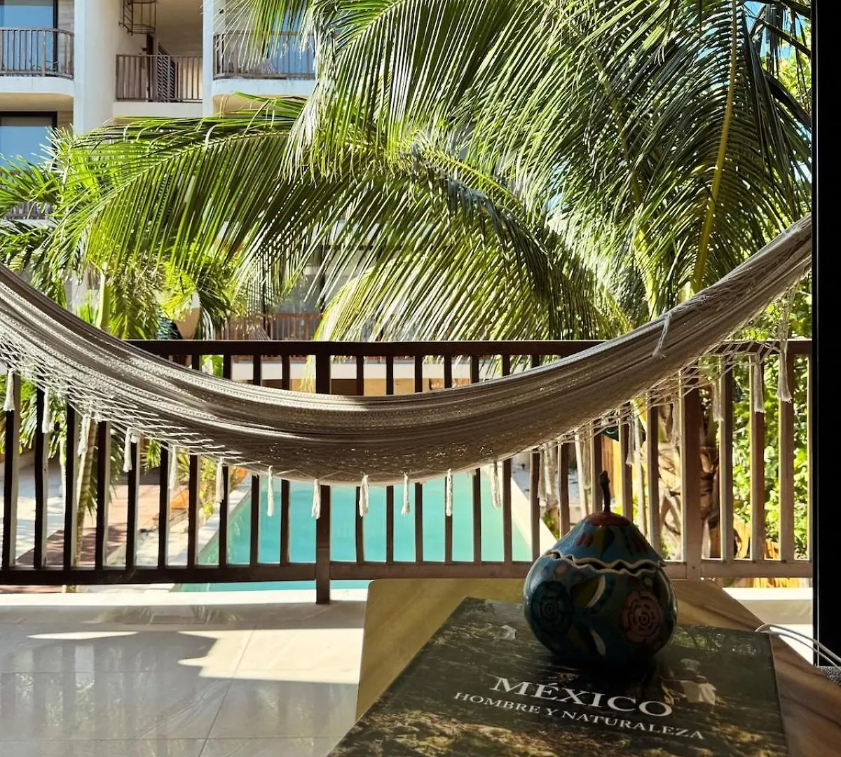 Artistic Loft Steps From The Beach With Pool View Isla Holbox Apartment