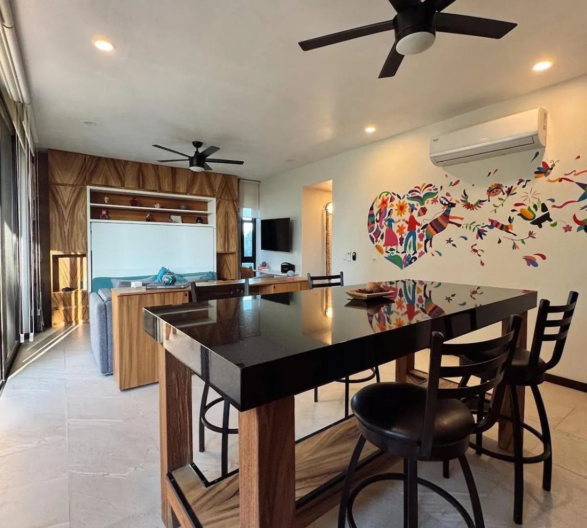 Artistic Loft Steps From The Beach With Pool View Isla Holbox Apartment